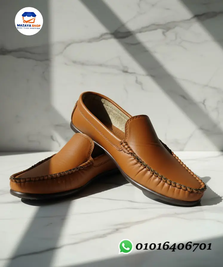 👞 جزمة جلد كلاسيك فاخرة
