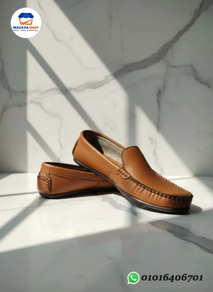 👞 جزمة جلد كلاسيك فاخرة
