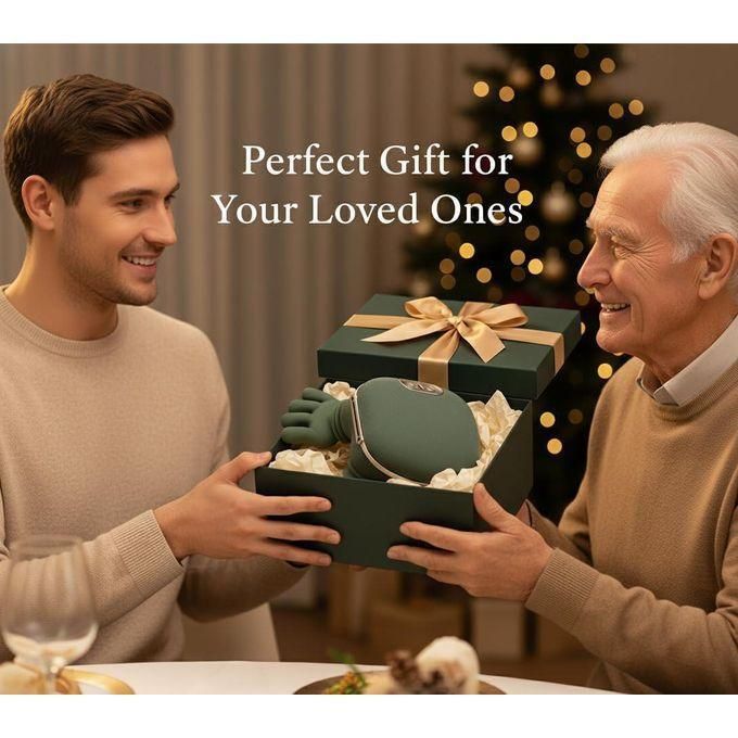 مدلك للرقبة والظهر والجسم، يشبه الأيدي الحقيقية