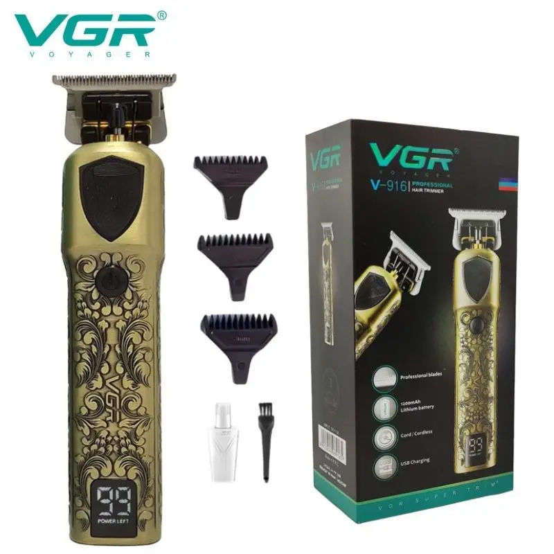 Vgr-V-916-Trimmer-Jpg.webp ماكينة حلاقة شعر الذقن احترافية للرجال Vgr V-916 - الصورة 1