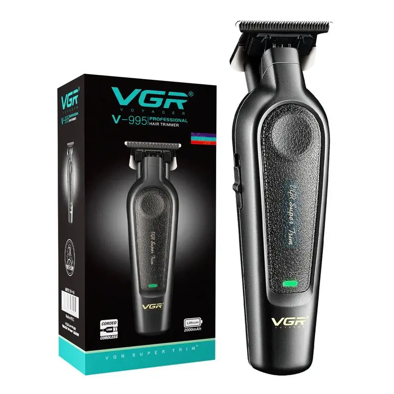 Vgr-V-995-Jpg.webp ماكينة شعر إحترافي للرجال (أسود) Vgr V-995 - الصورة 1