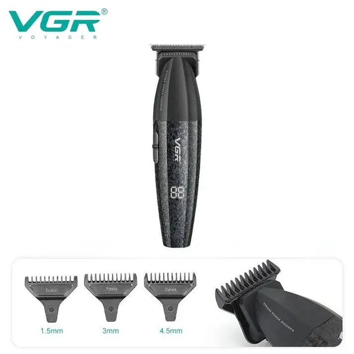 ⁦Vgr ماكينة قص شعر بشفرات سيراميك Dlc ودالة توربو V-640T⁩ - الصورة ⁦3⁩