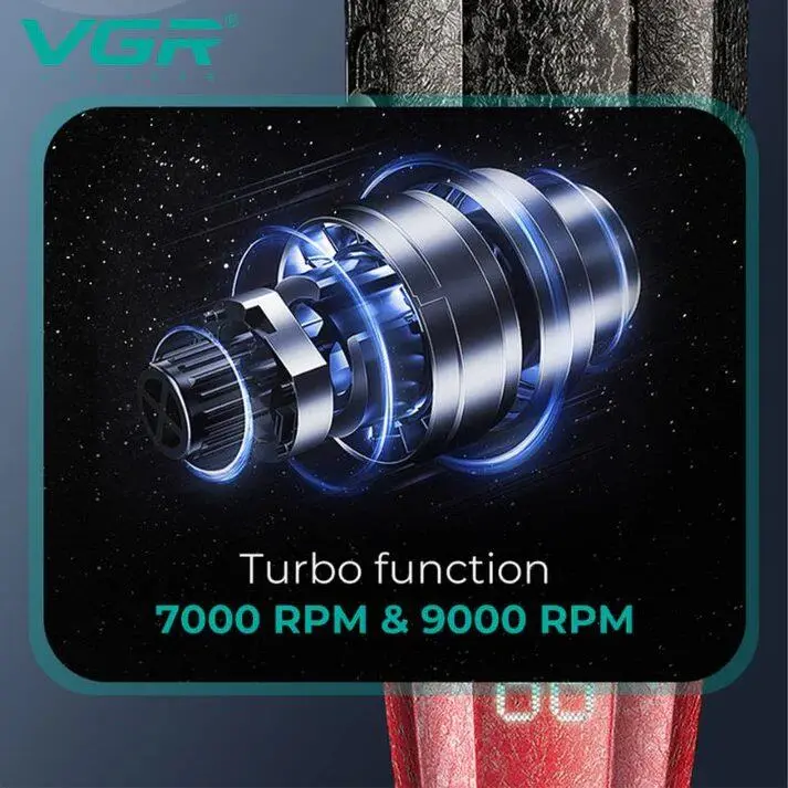 ⁦Vgr ماكينة قص وتحديد شعر شفرات سيراميك مقاومة للحرارة والصدأ V-640C⁩ - الصورة ⁦3⁩