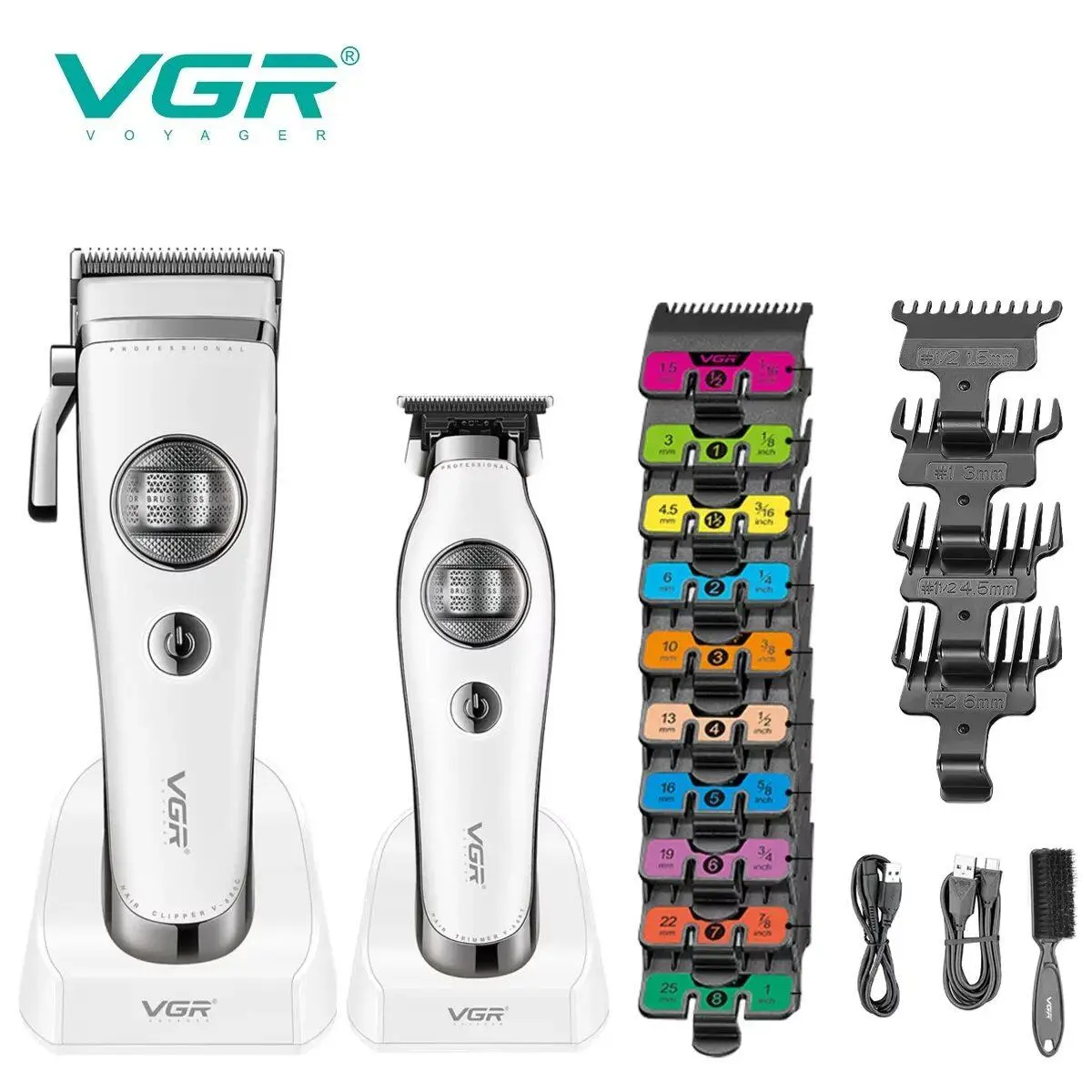 ⁦Vgr طقم حلاقة احترافي 2 في 1 V-880S2⁩ - الصورة ⁦4⁩