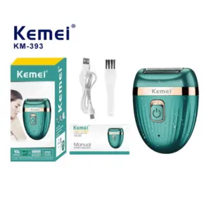 Kemei ماكينة حلاقة لاسلكية مقاومة للماء KM-393