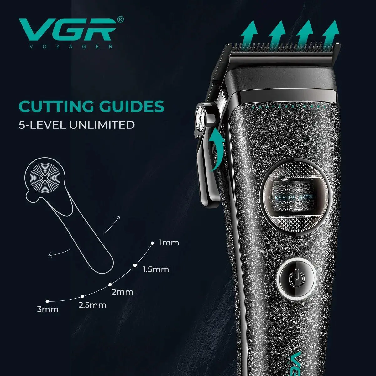 ⁦Vgr طقم حلاقة احترافي 2 في 1 V-880S2⁩ - الصورة ⁦9⁩