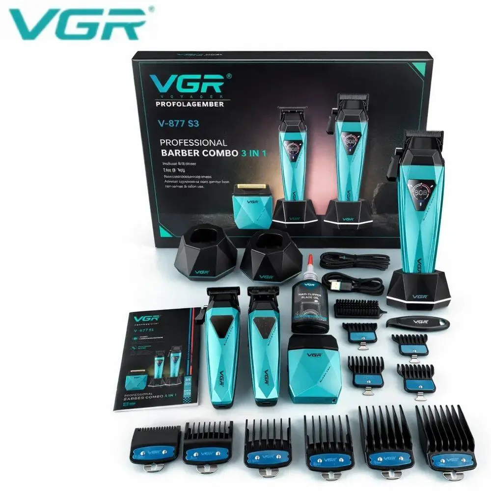 ⁦Vgr طقم حلاقة احترافي 3 في 1 V-877S3⁩ - الصورة ⁦7⁩
