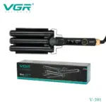 ⁦VGR مكواة تجعيد 3 أسطوانات بشاشة LED V-591⁩ - الصورة ⁦5⁩