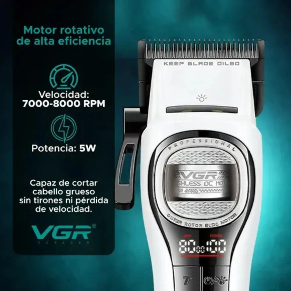 ⁦Vgr ماكينة حلاقة احترافية بمحرك Bldc V-888C⁩ - الصورة ⁦5⁩