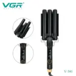 ⁦VGR مكواة تجعيد 3 أسطوانات بشاشة LED V-591⁩ - الصورة ⁦4⁩