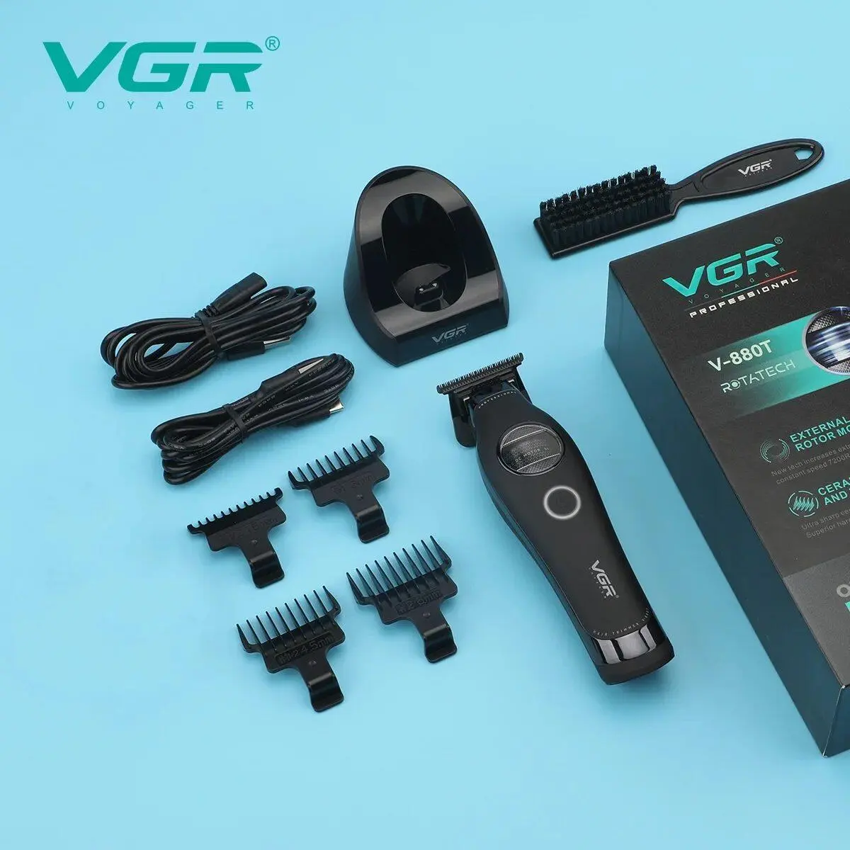 ⁦Vgr طقم حلاقة احترافي 2 في 1 V-880S2⁩ - الصورة ⁦7⁩