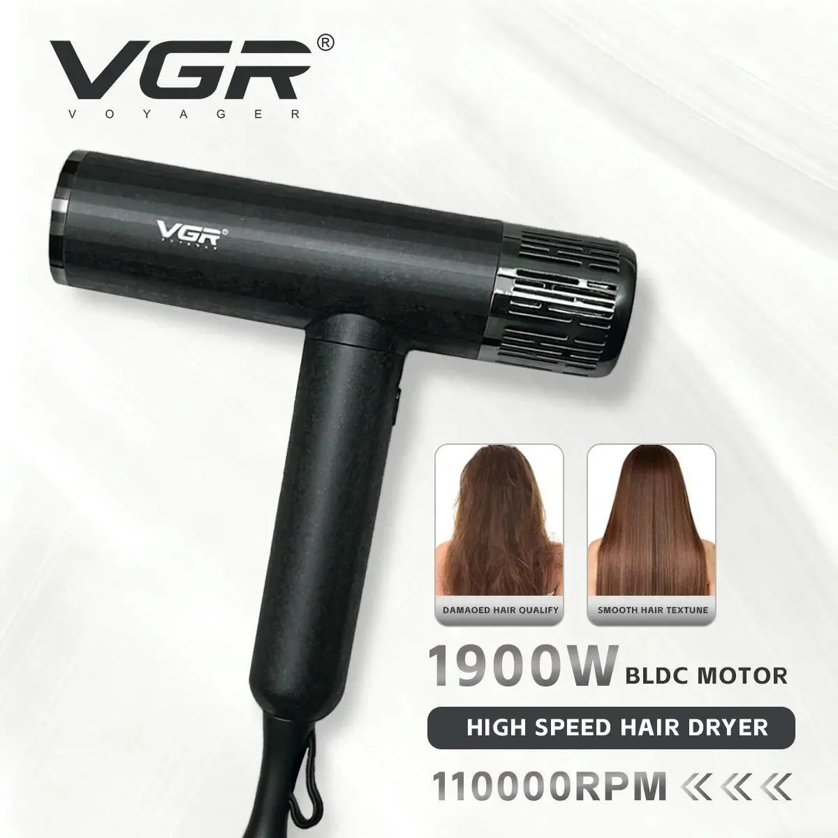 ⁦Vgr طقم حلاقة 4 في 1 شنطة صلبة موديل V-640⁩ - الصورة ⁦5⁩