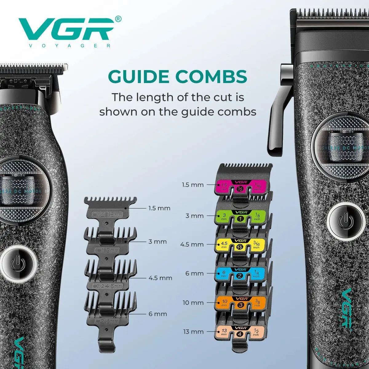 ⁦Vgr طقم حلاقة احترافي 2 في 1 V-880S2⁩ - الصورة ⁦2⁩