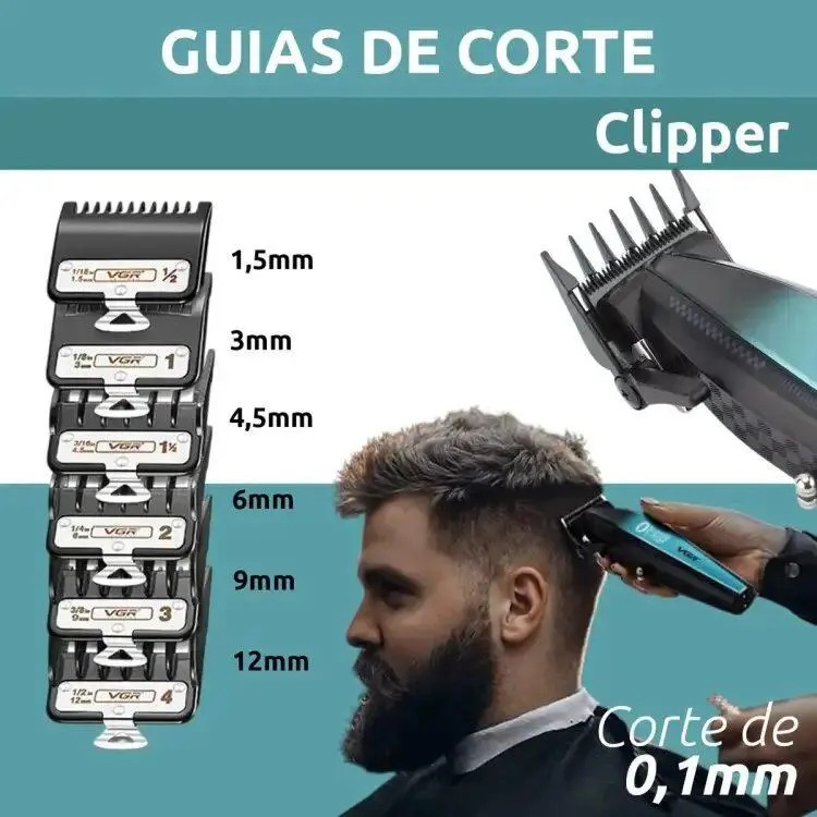 ⁦Vgr مجموعة ماكينات حلاقة الشعر الاحترافية V-270 + V-992⁩ - الصورة ⁦6⁩