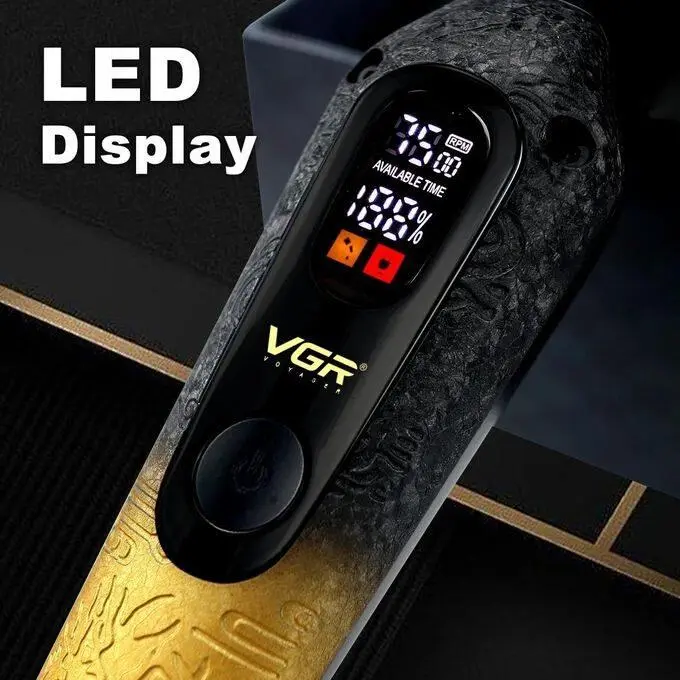 ⁦Vgr ماكينة قص شعر احترافية بشاشة رقمية V-879T⁩ - الصورة ⁦7⁩