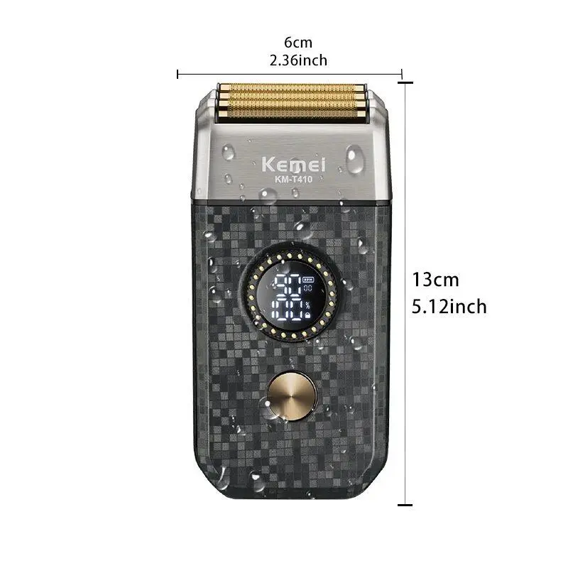 ⁦ماكينة حلاقة Kemei Km-T410 بشفرات ثلاثية⁩ - الصورة ⁦6⁩