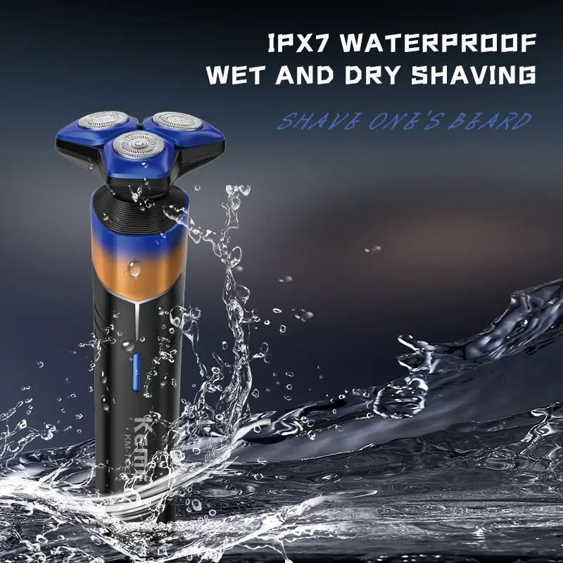 ⁦ماكينة حلاقة Kemei Km-T413 دوارة مقاومة للماء Ipx7⁩ - الصورة ⁦8⁩