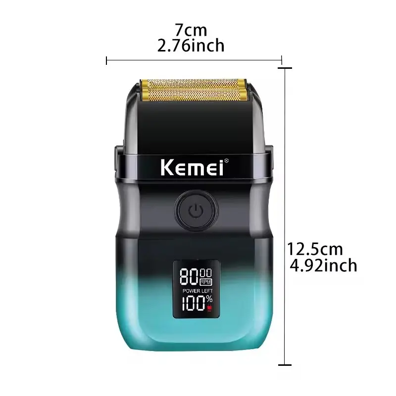 ⁦Kemei ماكينة حلاقة لاسلكية بشاشة ذكية T420⁩ - الصورة ⁦3⁩