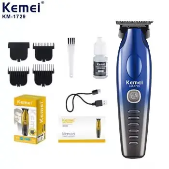 ⁦Kemei ماكينة حلاقة احترافية محرك 8000 دورة شاشة طاقة 1729⁩ - الصورة ⁦2⁩