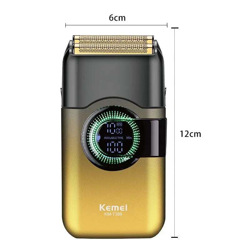 ⁦Kemei ماكينة حلاقة كهربائية زيرو مقاومة للماء Km-T389⁩ - الصورة ⁦8⁩