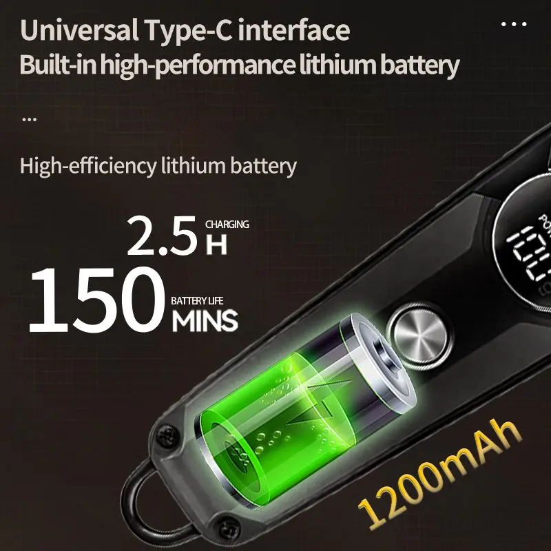 ⁦Kemei ماكينة حلاقة لاسلكية Lcd شحن Usb 1359⁩ - الصورة ⁦7⁩