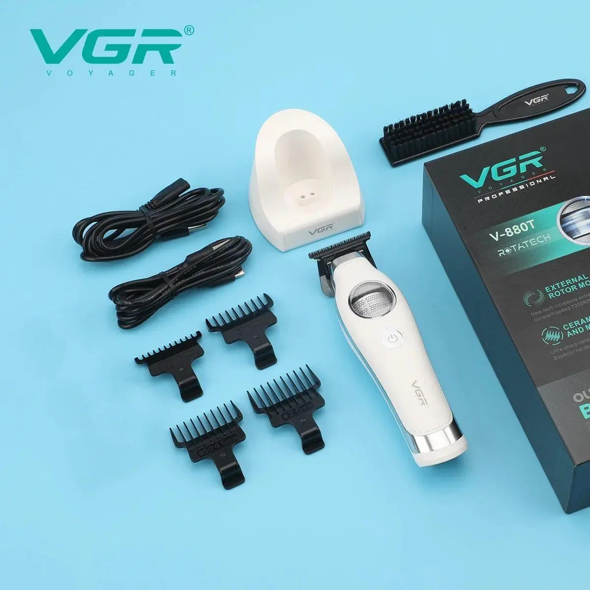 ⁦Vgr طقم حلاقة احترافي 2 في 1 V-880S2⁩ - الصورة ⁦10⁩