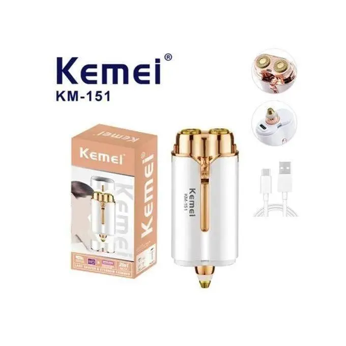 ⁦ماكينة إزالة شعر نسائية Kemei 151 2 في 1⁩ - الصورة ⁦6⁩