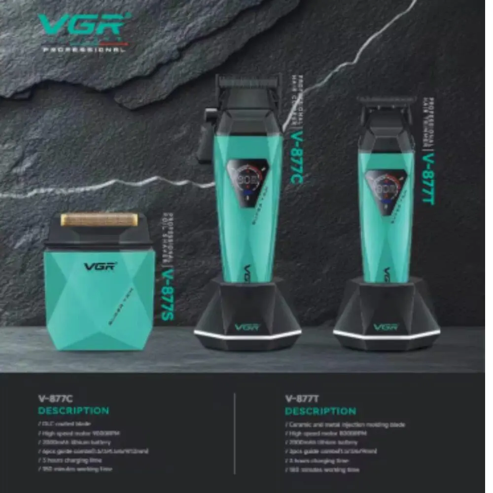 ⁦Vgr طقم حلاقة احترافي 3 في 1 V-877S3⁩ - الصورة ⁦6⁩