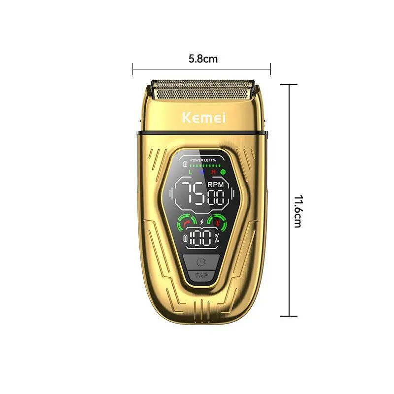 ⁦ماكينة تنعيم Kemei Km-T360 برأس مزدوج⁩ - الصورة ⁦9⁩