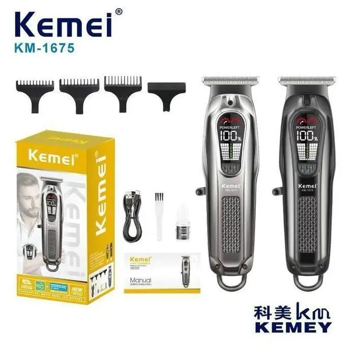 ⁦ماكينة حلاقة Kemei Km-1675 بخمس سرعات⁩ - الصورة ⁦3⁩