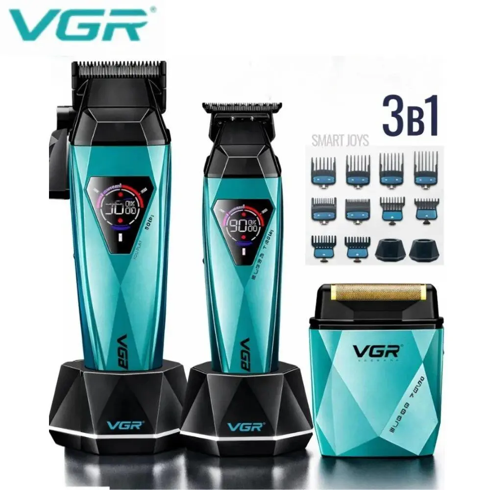 ⁦Vgr طقم حلاقة احترافي 3 في 1 V-877S3⁩ - الصورة ⁦9⁩