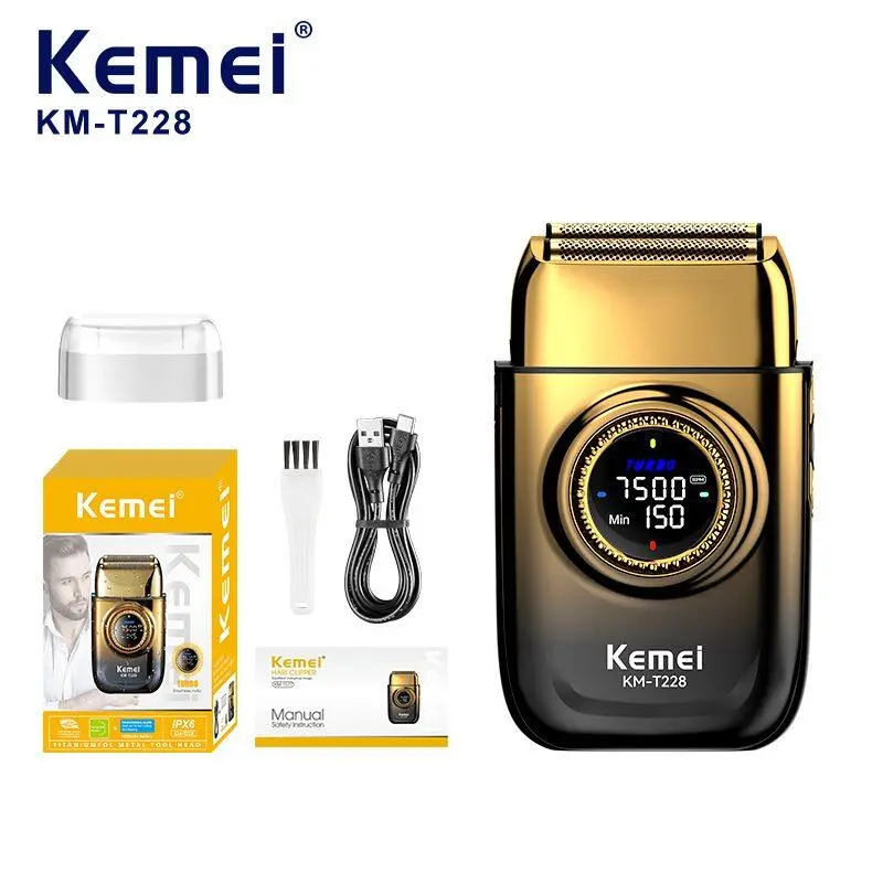 ⁦ماكينة تنعيم Kemei Km-T228 بشفرات مزدوجة⁩ - الصورة ⁦6⁩