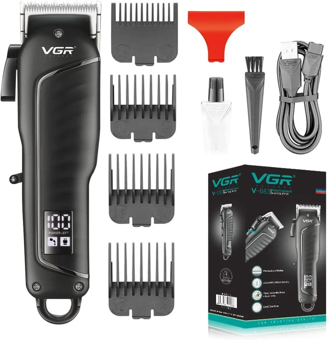 ⁦Vgr Voyager ماكينة حلاقة احترافية تعمل 200 دقيقة V-683⁩ - الصورة ⁦5⁩
