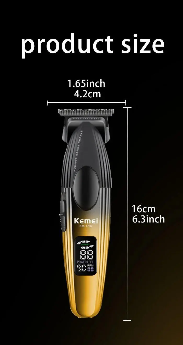 ⁦كيمي ماكينة حلاقة احترافية Kemei  -  Km-1787⁩ - الصورة ⁦7⁩