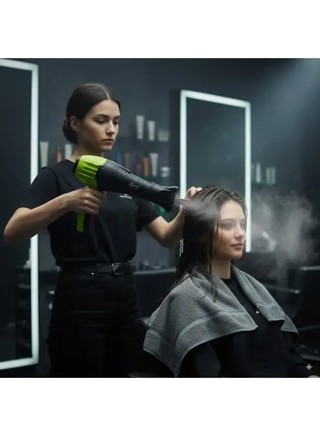 ⁦Moehair Mo-7160 مجفف شعر احترافي لتجفيف وتصفيف الشعر للاستخدام المنزلي والصالونات⁩ - الصورة ⁦3⁩