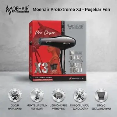 ⁦Moehair Mo-7191 مجفف شعر احترافي لتجفيف وتصفيف الشعر⁩ - الصورة ⁦6⁩