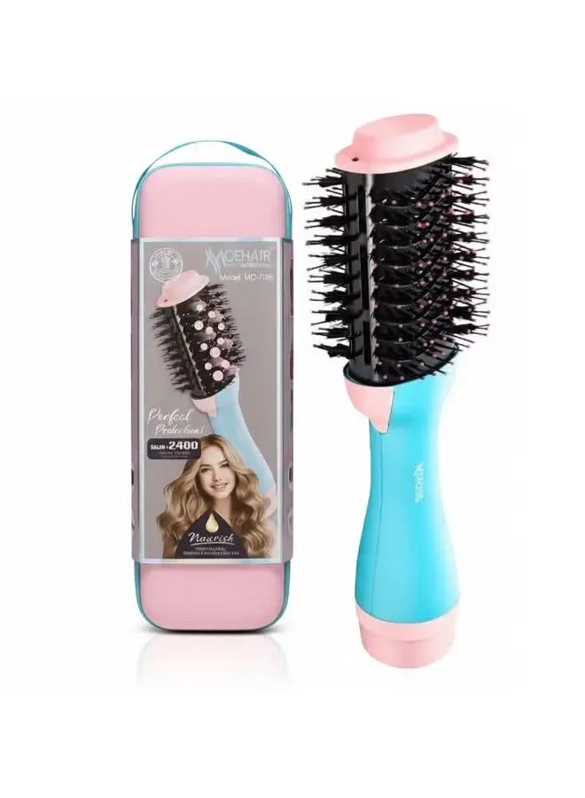 ⁦Moehair Mo-7169 فرشاة تجفيف وتصفيف الشعر لتجفيف وفرد وتصفيف الشعر الجاف أو الرطب⁩ - الصورة ⁦8⁩