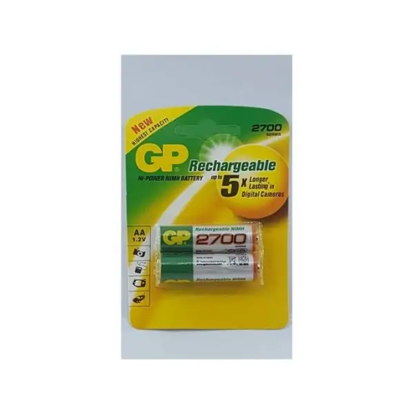 بطاريات قابلة للشحن Aa Gp Battaries 2700Mah 2 Pcs