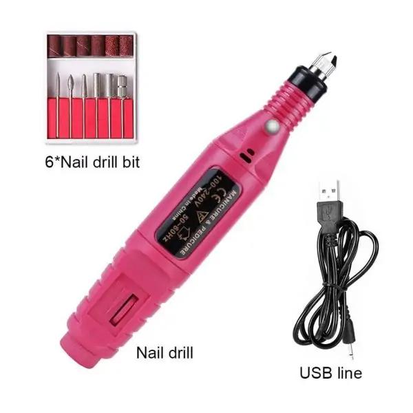 أدوات العناية بالأظافر Professional Portable Electric Nail Kit