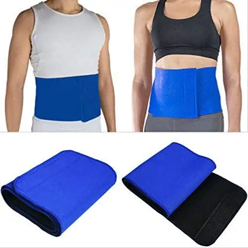 حزام التخسيس الازرق للبطن Waist Slimming Belt - Blue