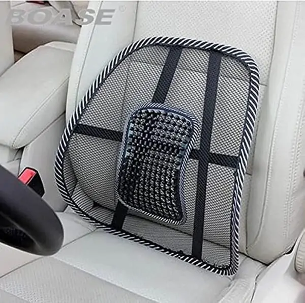 مسند ظهر للسيارة والمكتب لآلام الظهر - Car &Amp; Office Chair Seat Cushion