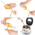 قطاعة البطاطس حلزونية Spiral Potato Cutter - White