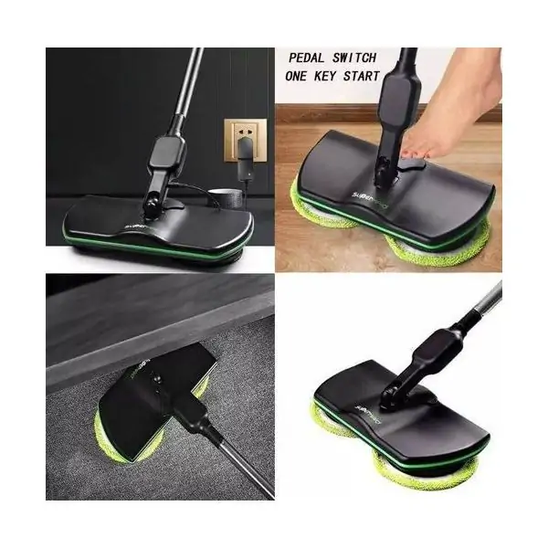 Super Maid Smcpf Clean And Polish Floors Mop - Black